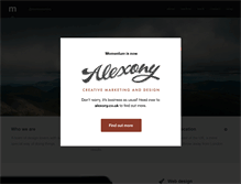Tablet Screenshot of builtwithmomentum.com